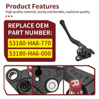 Left Hand Rear Brake Lever Parking Lock Assembly for Honda FourTrax 300 (1988–2000)