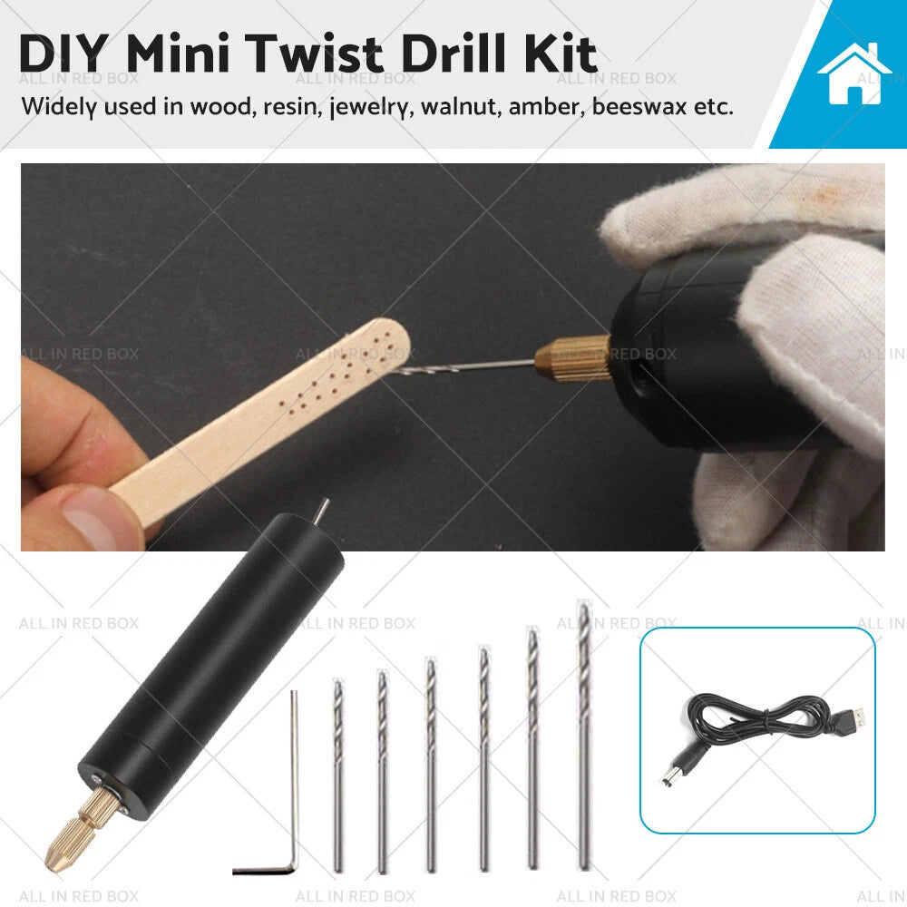 Electric Hand Drill for Mini Jewelry Grinding Tool (USB)