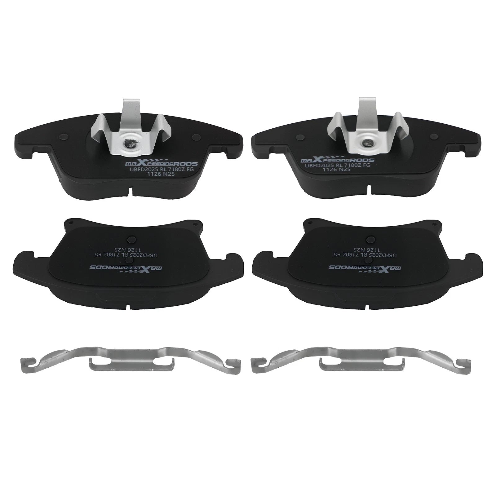 Front Ceramic Brake Pads Set for Ford Police Responder Hybrid (2019-2020)