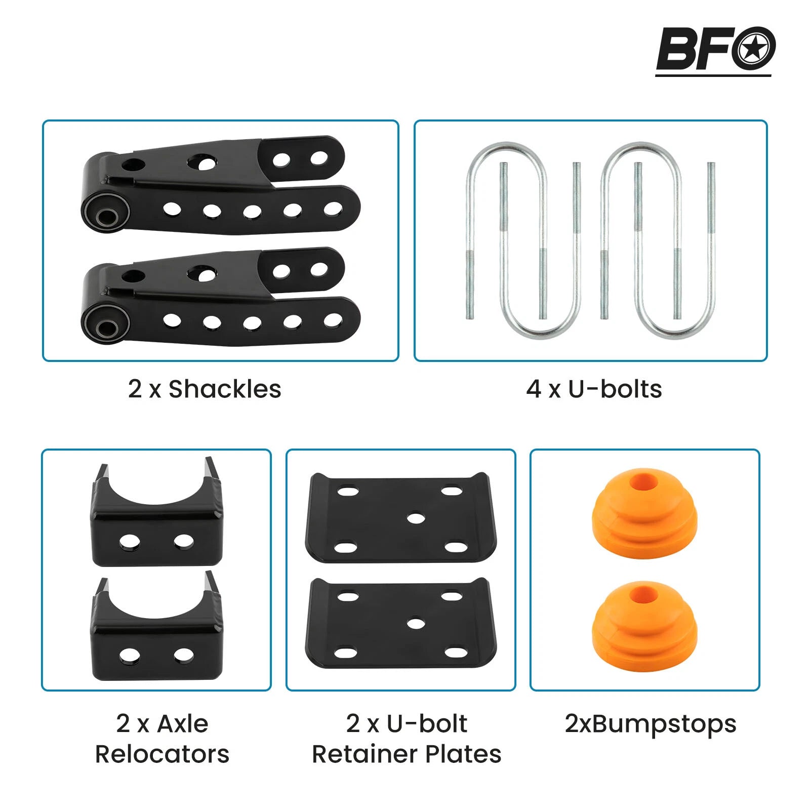 5" Rear Axle Flip Lowering Kit for Dodge Ram 1500 2WD (2002–2008)