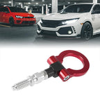 Tow Hook Red Aluminum Alloy Front Bumper Towing Eye for BMW 325i 328i 335i 550i