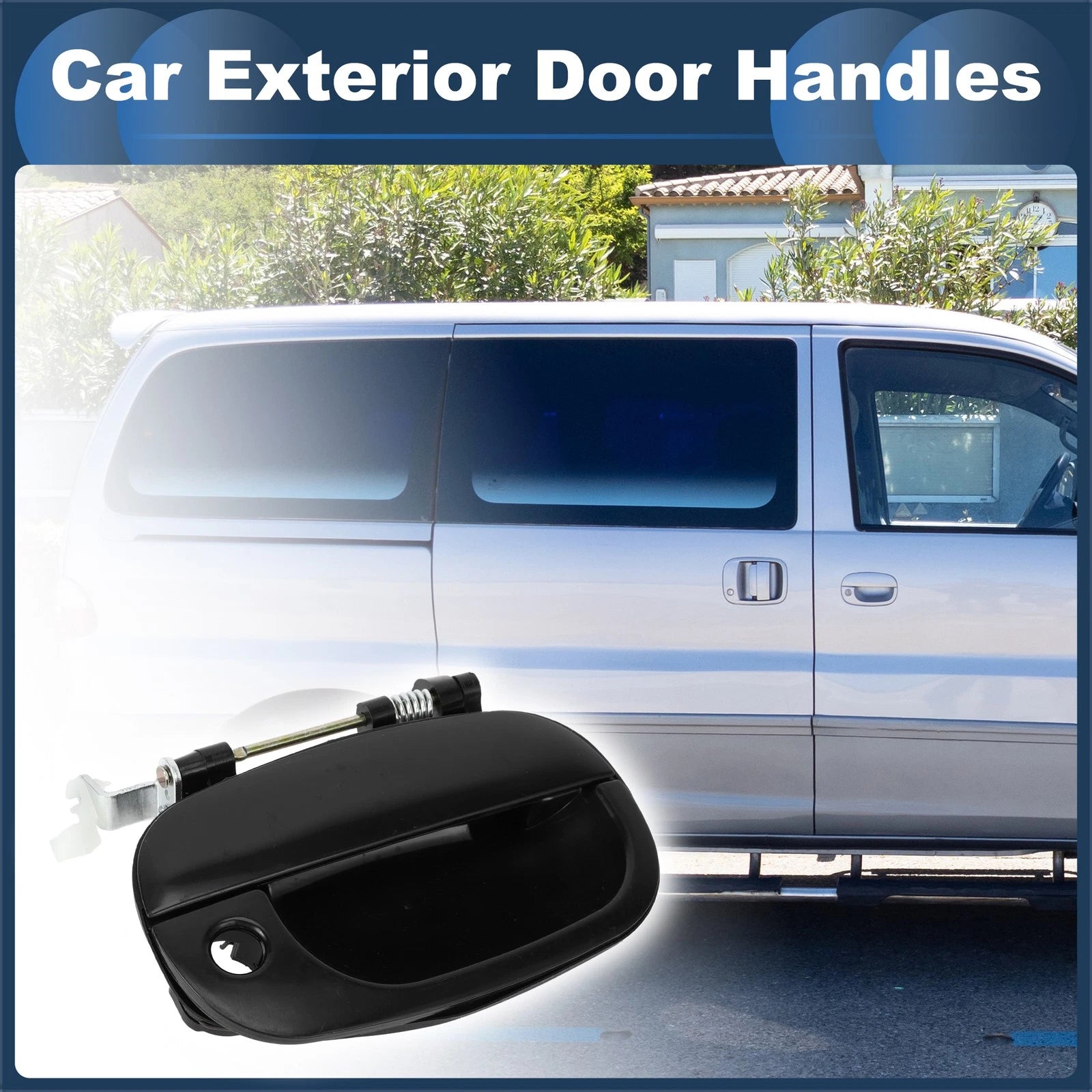 Front Right Door Handle for Hyundai H1 Starex (1998–2007) - Black