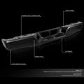Set of 2 Rear Bumper Face Bars for Toyota Tundra (2007–2013) OE Style Black