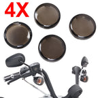 4X Turn Signal Light Smoke Lens Cover for Harley Electra Glide Sportster Dyna