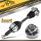 CV Axle Shaft + Wheel Hub for Chevy Silverado 1500 (2007–2018)