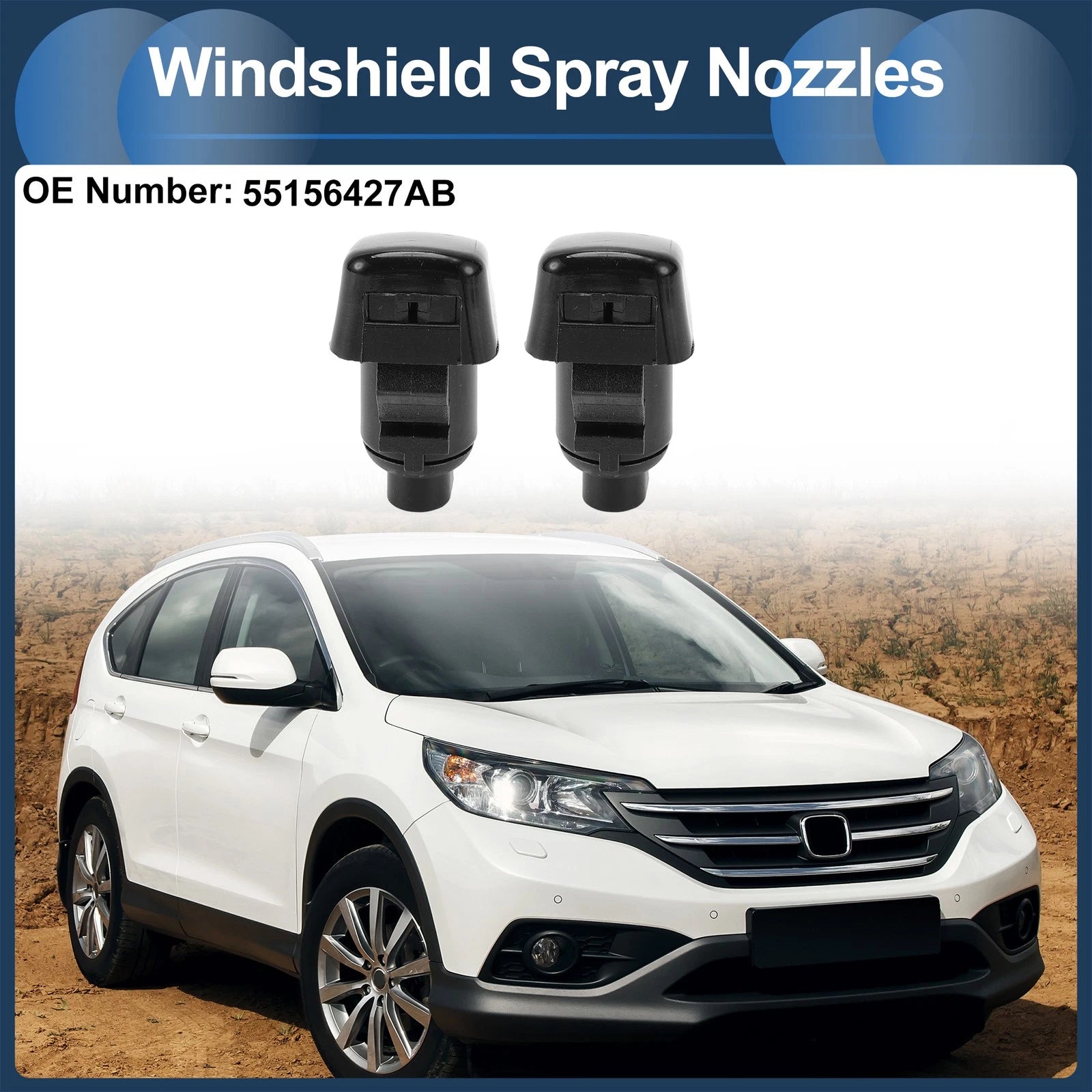 Windshield Washer Nozzle with Gasket for [Make Model] ([YYYY–YYYY])