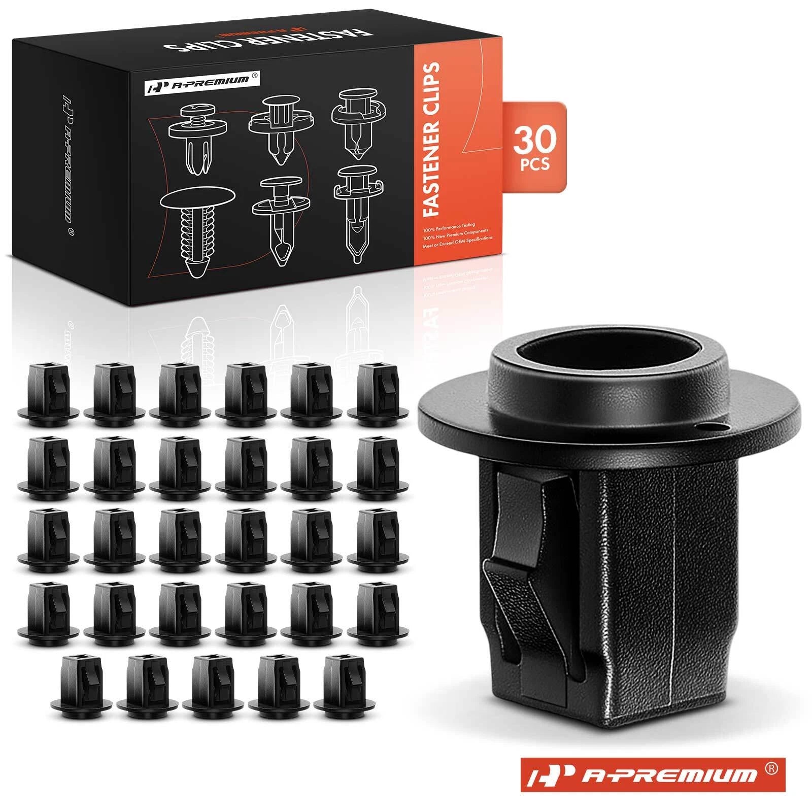 30Pcs Nylon Fender Liner Flare Screw Grommets Clips for Nissan Model 