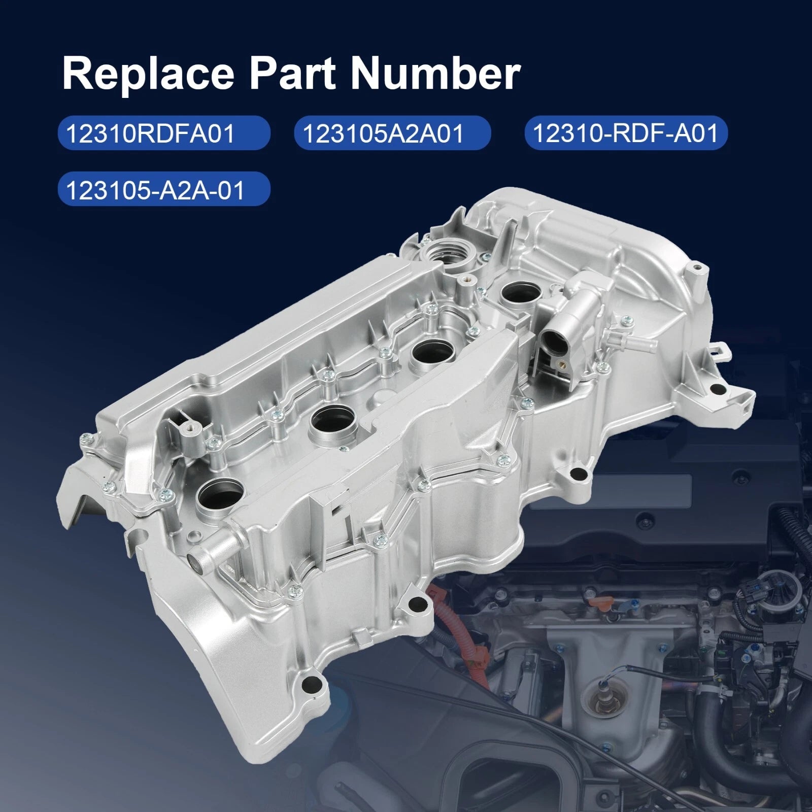 Upgraded Valve Cover with Gasket for Honda Accord CR-V 2013–2017