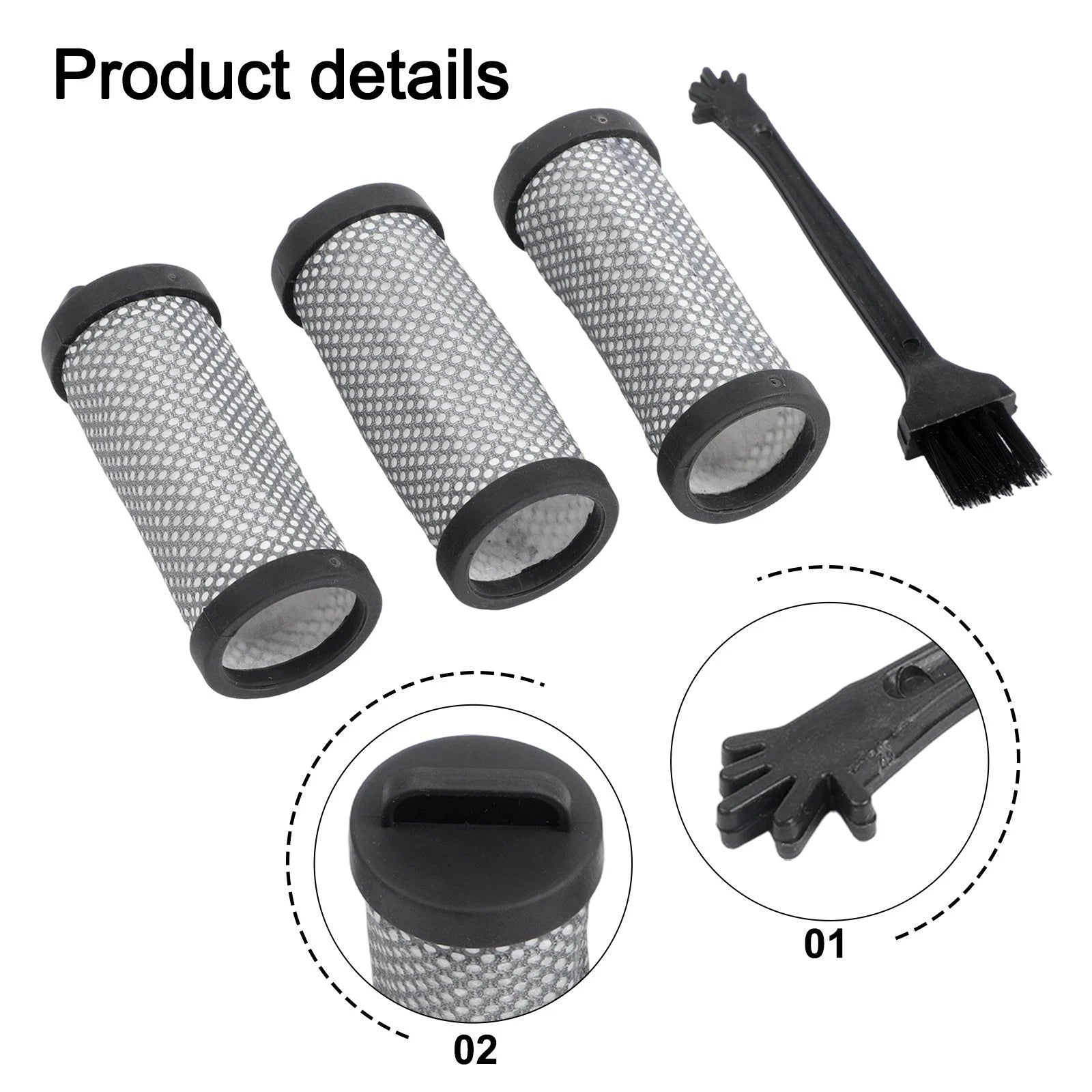HEPA Filters for JIGOO T600 (2018–2023) - Washable Design