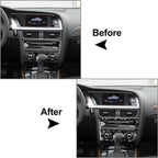 Center Console CD Panel Cover Trim for Audi A4 A5 S4 S5 RS4 RS5 Q5 SQ5 (2008-2023)