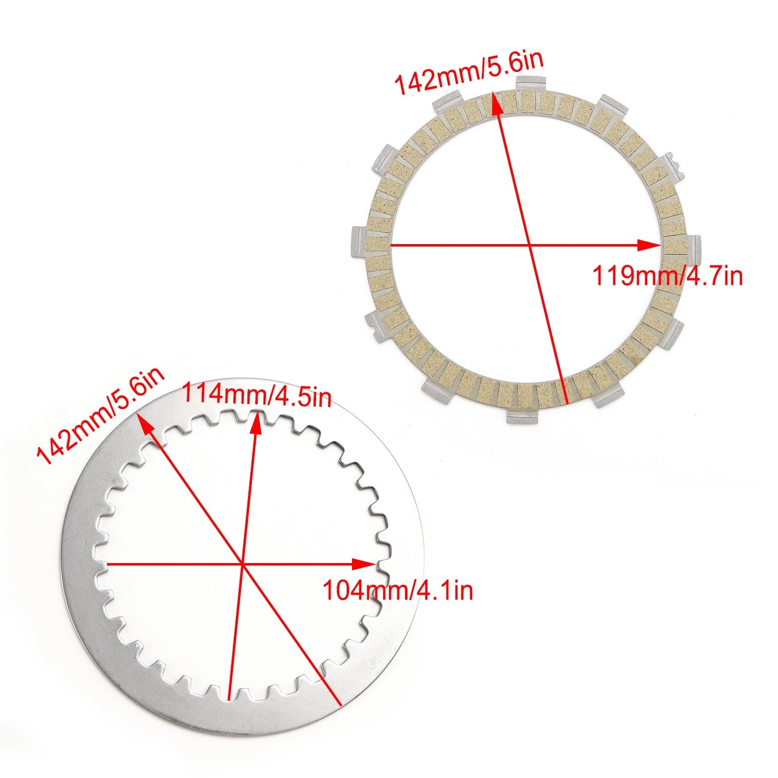 Clutch Friction Plates & Gasket Kit for Yamaha MT-07 XSR700 Tenere 700 (2016–2024)