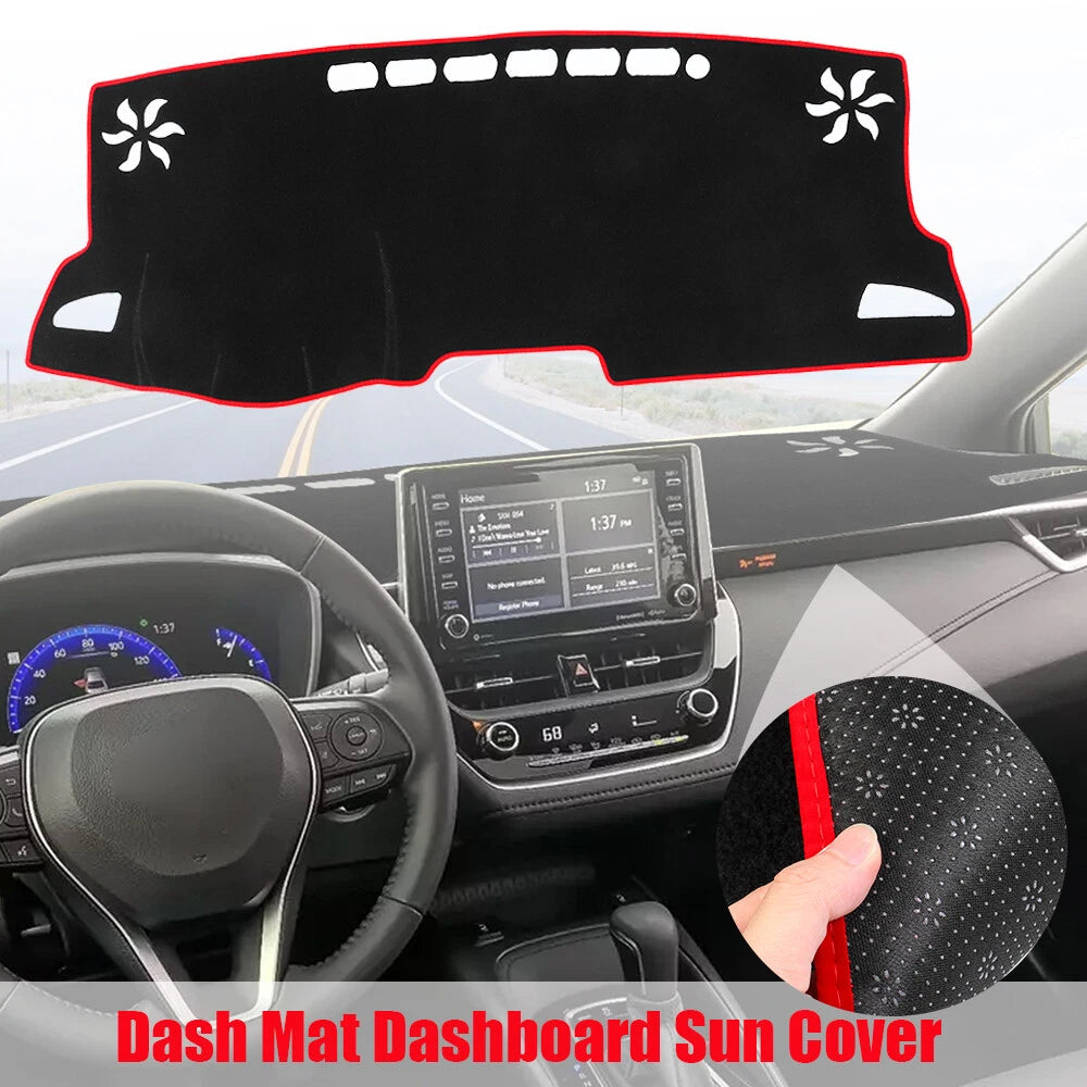 Dashmat for Toyota Corolla E210 (2019–2022) Black Red Sun Cover