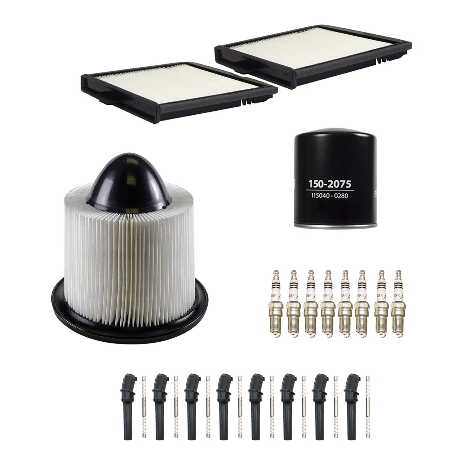 Tune Up Kit with NGK 8 Spark Plugs & Boots for Ford F-150 F-250 (2004–2008)