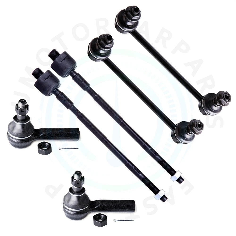 Set of 6 Tie Rod End Links for Infiniti QX4 (1997–2003)