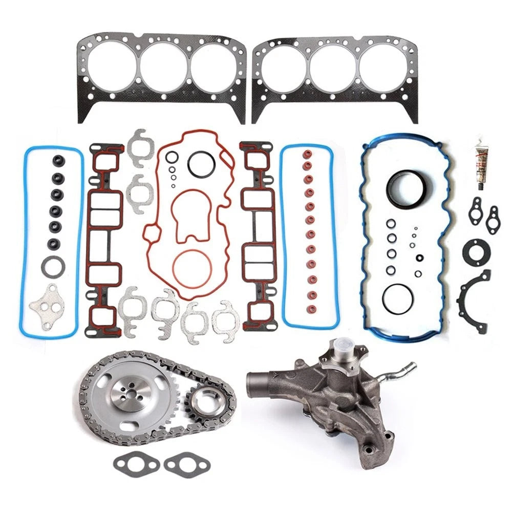 Full Gasket Set Timing Chain Kit Water Pump for GMC Sonoma SL (1996–1998)