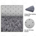 Shaggy Rug Floor Mat for Bedroom Living Room (200x250cm)