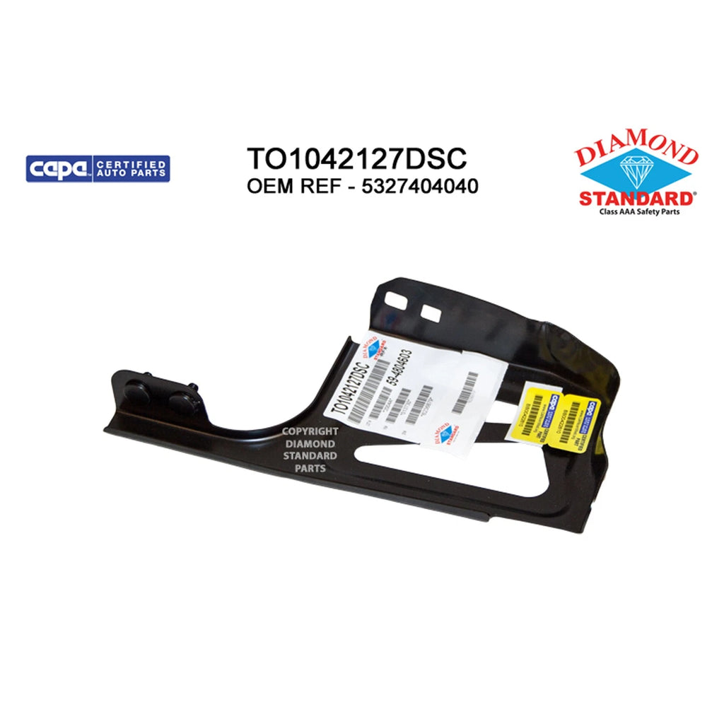 Replacement Steel Front Driver Side Inner Bumper Cover Support