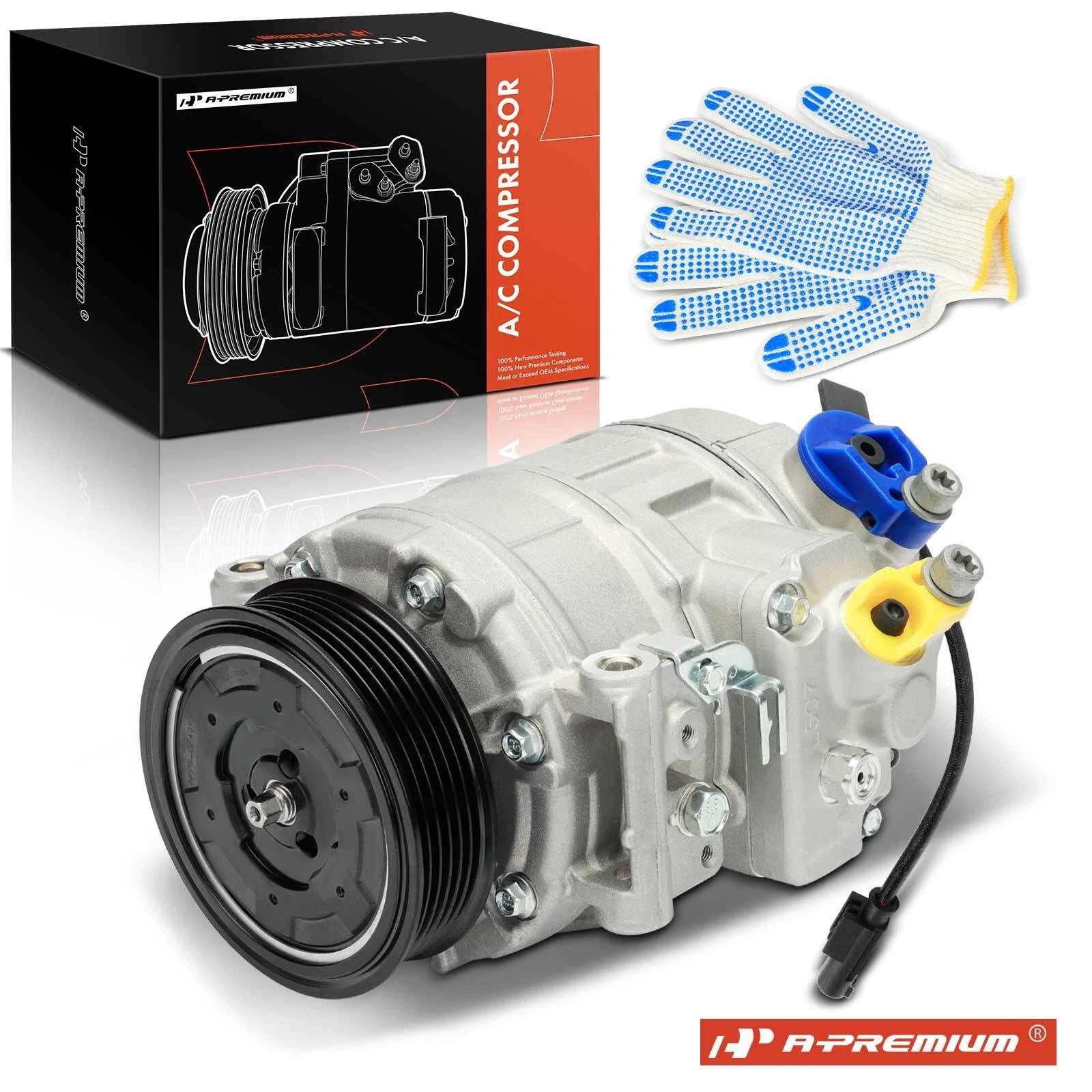 A/C Compressor with Clutch for BMW M3 2008–2013, 325xi 2006–2007