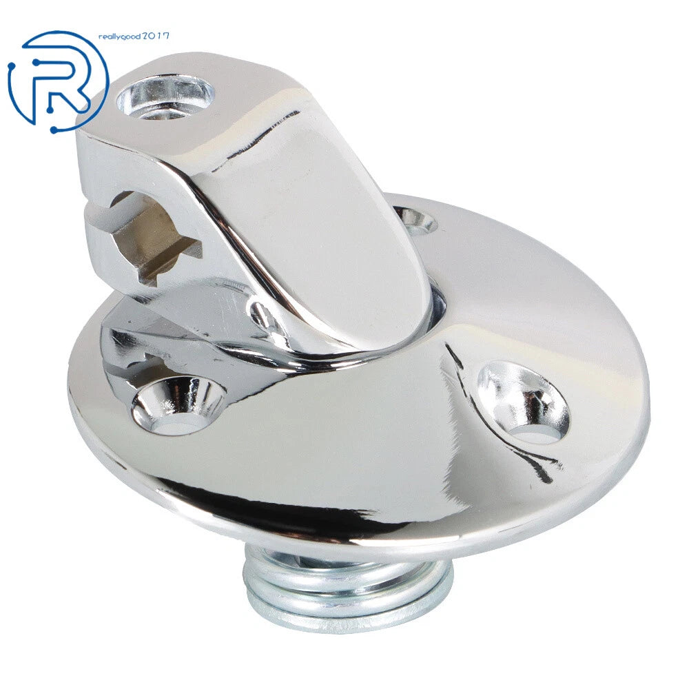 Set of 2 Chrome Sunvisor Support Brackets for Coupe