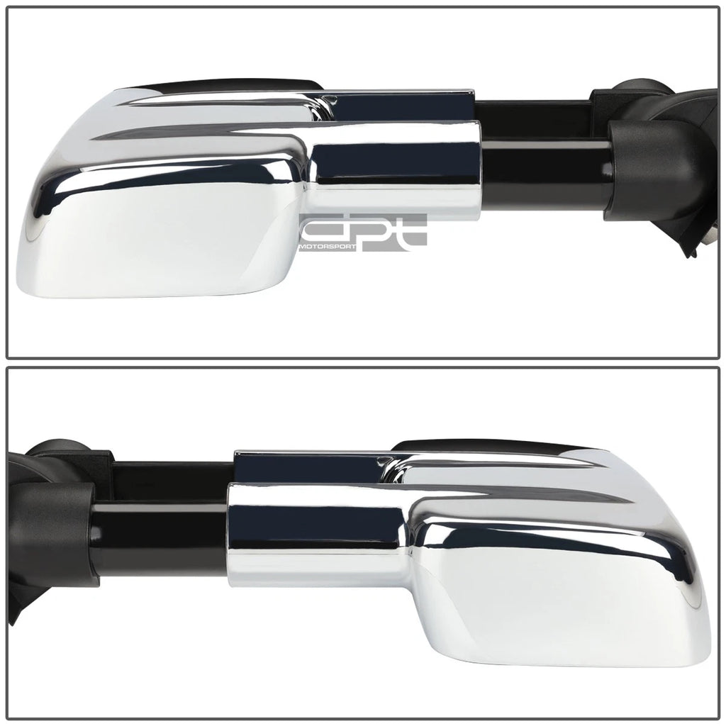 Powered Heated Side View Tow Mirror for Silverado Sierra (2003–2006) Chrome