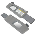 Set of 2 Sun Visors for Toyota Tacoma (2005–2015) LH Driver & RH Passenger Gray