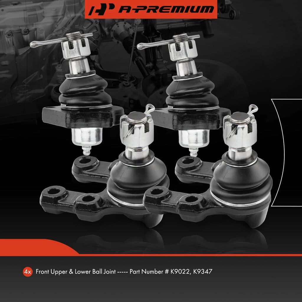 Set of 4 Front Upper & Lower Ball Joints for Nissan Pathfinder (1995–1997)