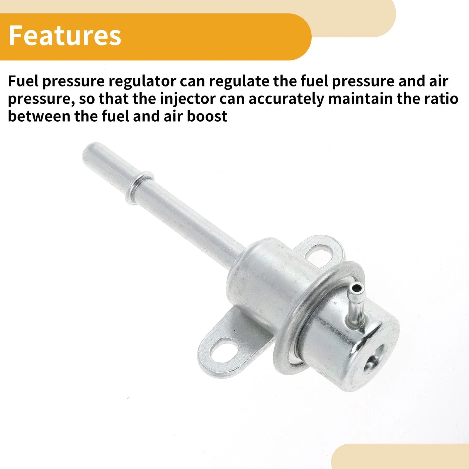 Fuel Pressure Regulator for Mazda Protege (1999–2003) No.FP4713280C Metal