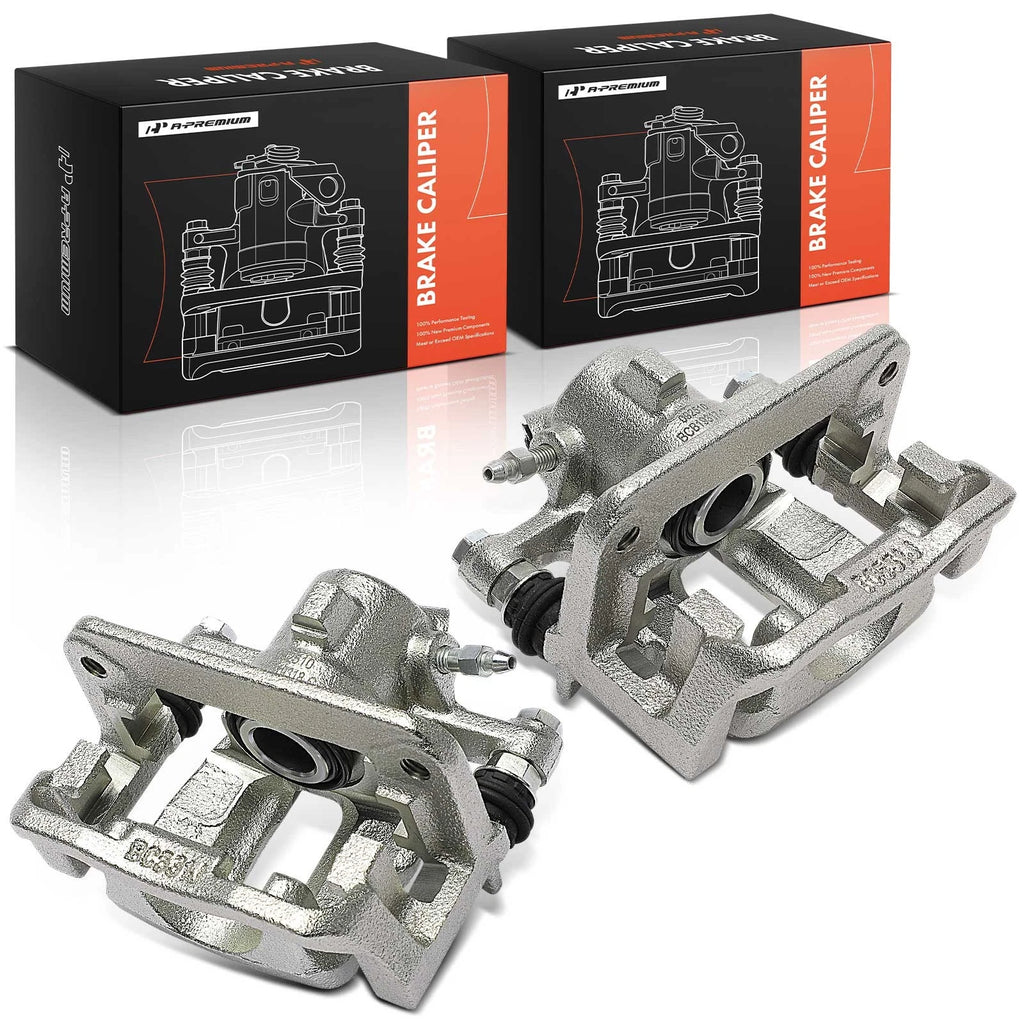 Pair Rear Brake Calipers with Bracket for Mercedes W245 B200 (2006–2011)