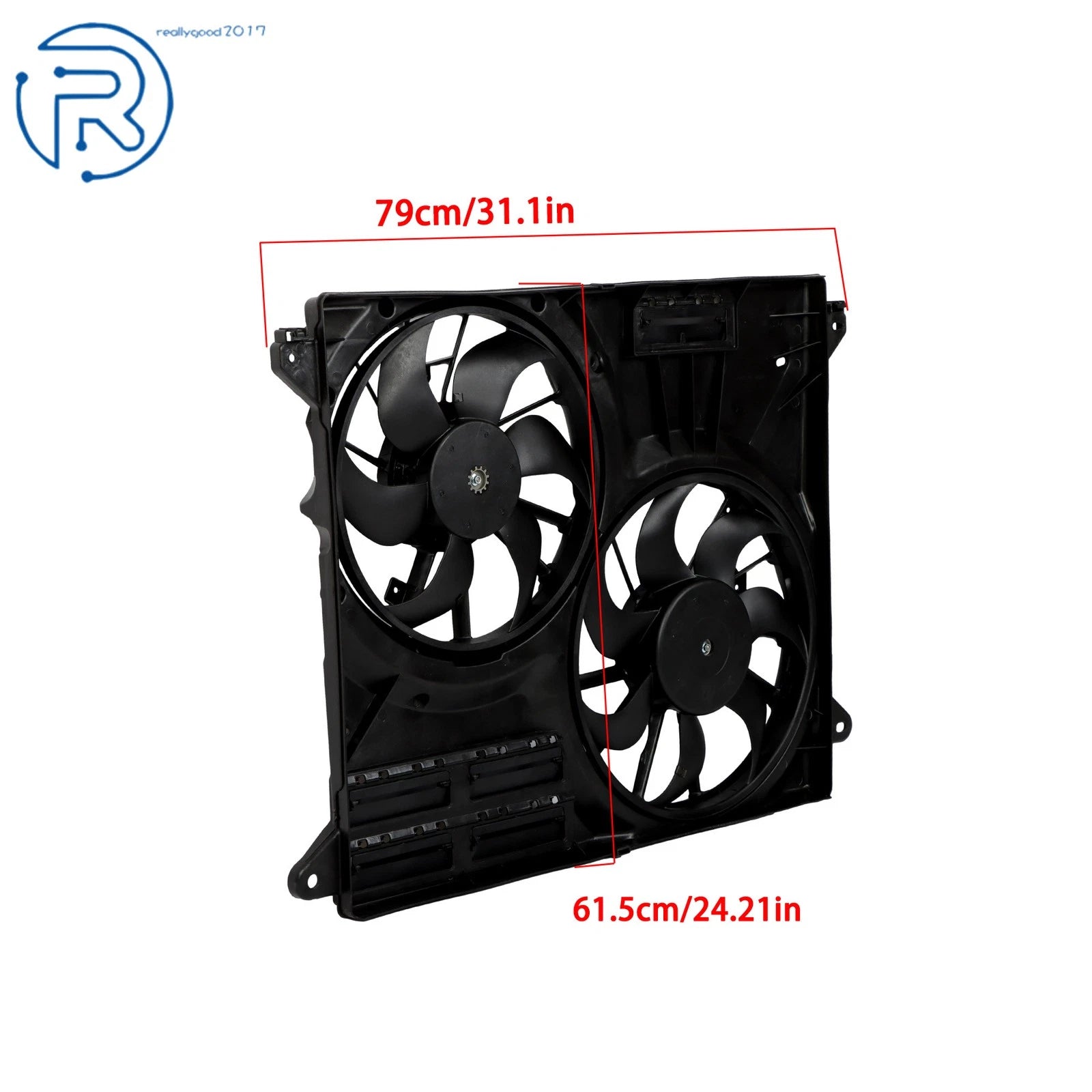Dual Cooling Fan Assembly for Ford Edge (2015-2021) Lincoln MKX (2016-2018)