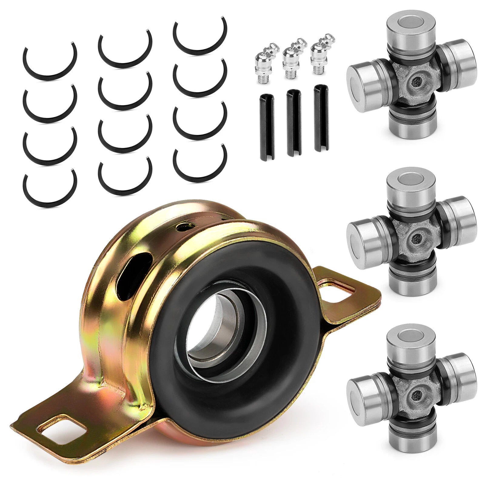 Propeller Shaft Bearing Carrier & U-joint for Polaris RZR XP 4 Turbo (2016–2017)