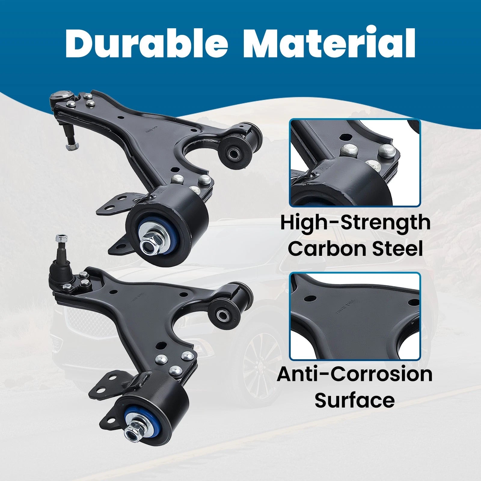Front Lower Control Arm Tie Rod End for Buick Enclave, Chevy Traverse (2008-2017)