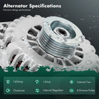 Alternator for Chevrolet Silverado 1500 2500 3500 (2005–2007) 4.3 4.8 5.3 6.0 8.1L