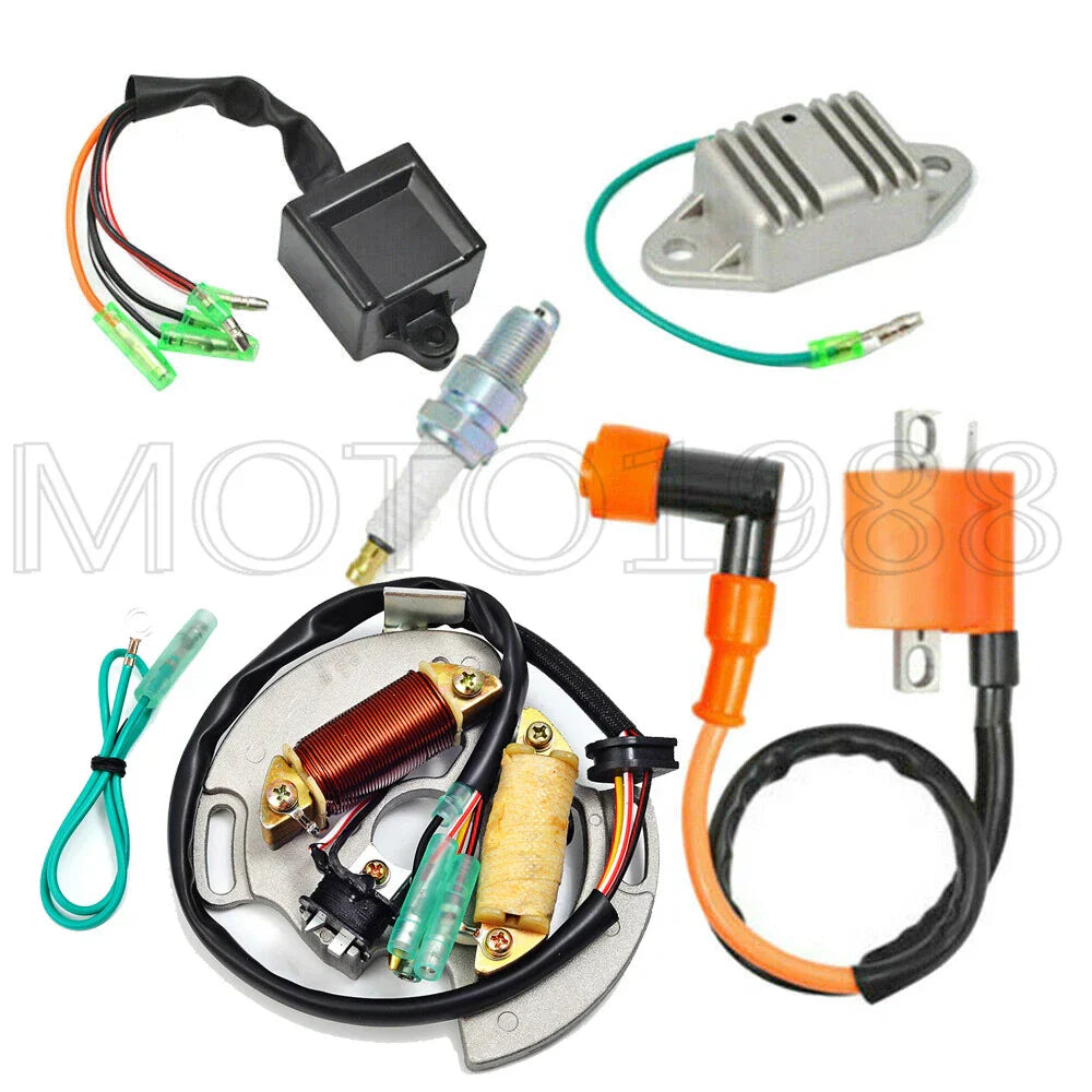 Ignition Coil, CDI Regulator & Stator for Yamaha Blaster YFS200 (1997–2001)