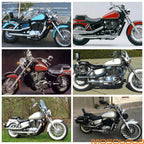 Chrome Battery Side Covers for Honda Shadow ACE 1100 VT1100C2 (1999-2008)