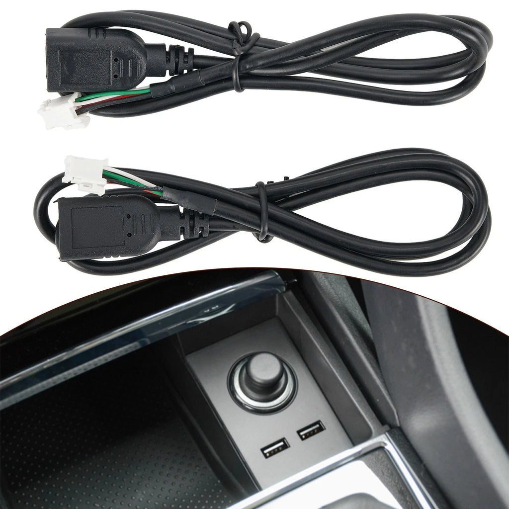 2P USB Cable Adaptor for Android Car Radio (4pin + 6pin)