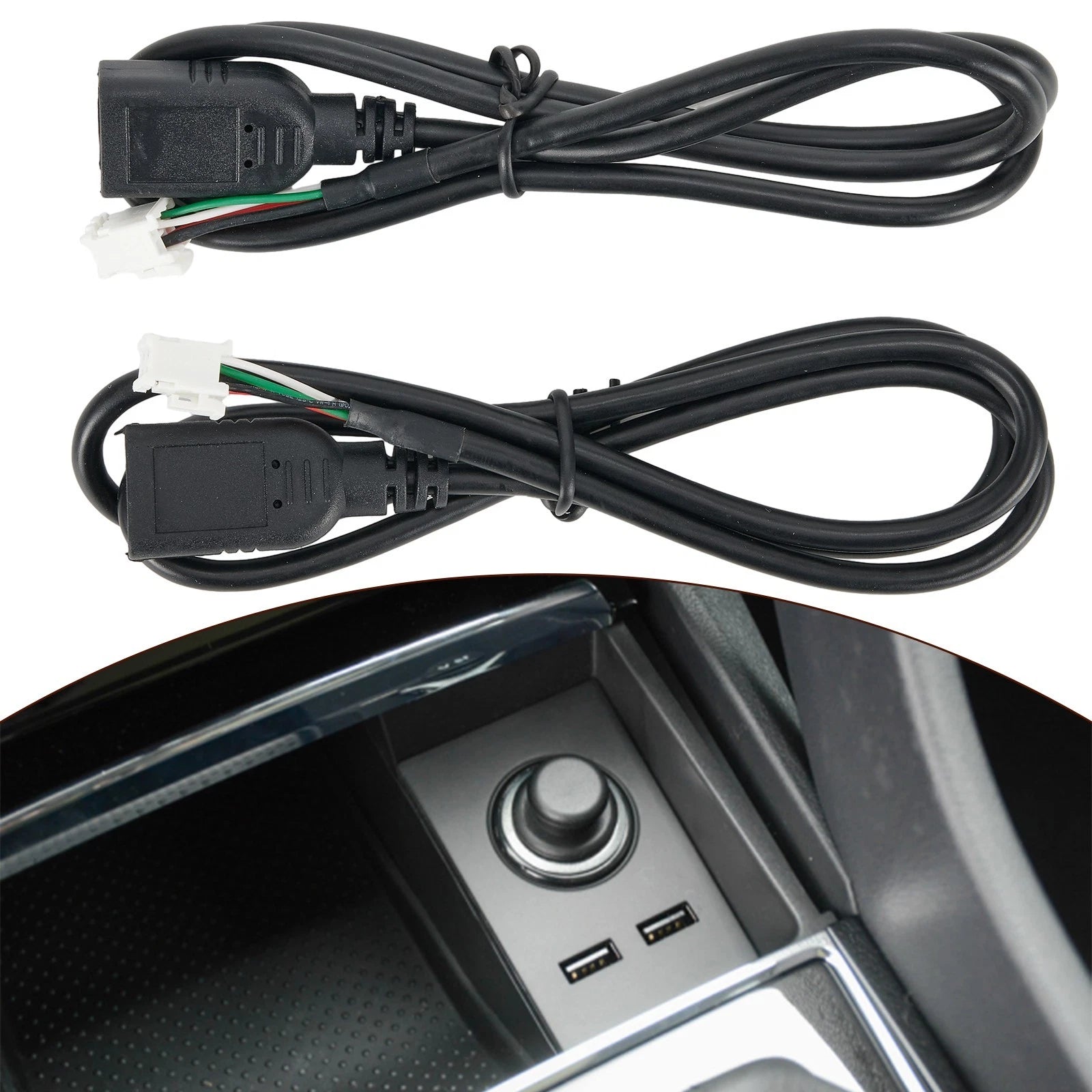 2P USB Cable Adaptor for Android Car Radio (4pin + 6pin)