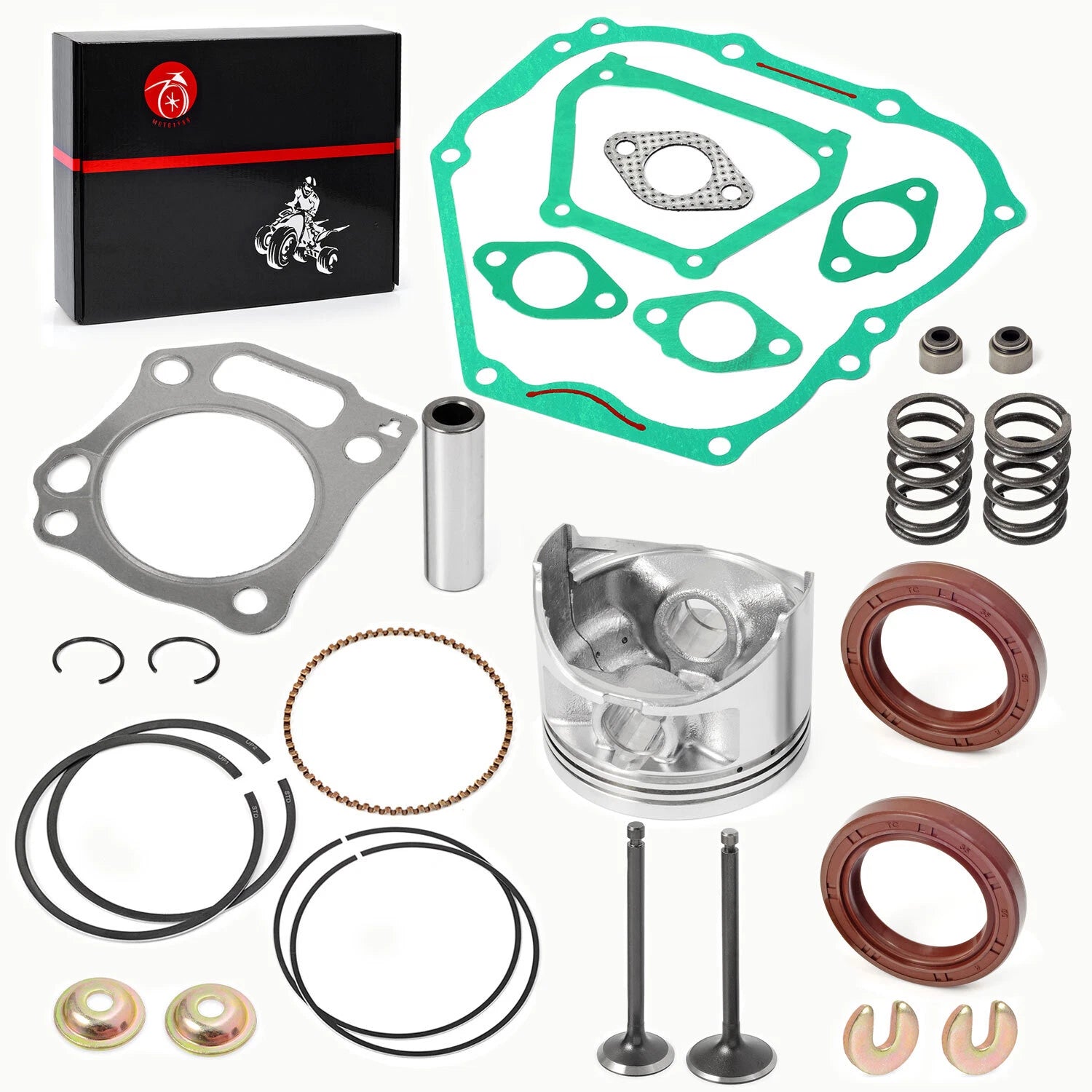 0.25mm Oversized Top End Kit Piston Valve for Yamaha Golf Cart YDRA (2000–2013)