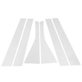 Set of 6 Door Pillar Window Trim for Honda Fit (2007–2008) Chrome