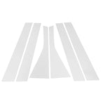 Set of 6 Door Pillar Window Trim for Honda Fit (2007–2008) Chrome