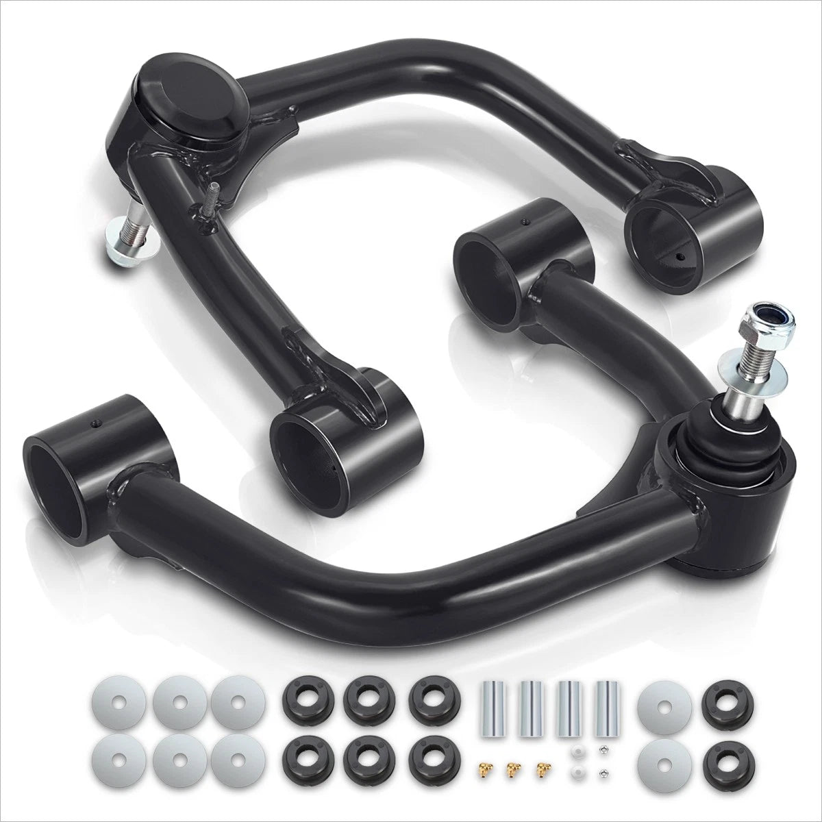 Set of 2 J2 Black Leveling Front Upper Control Arms for Tacoma (2005–2022)