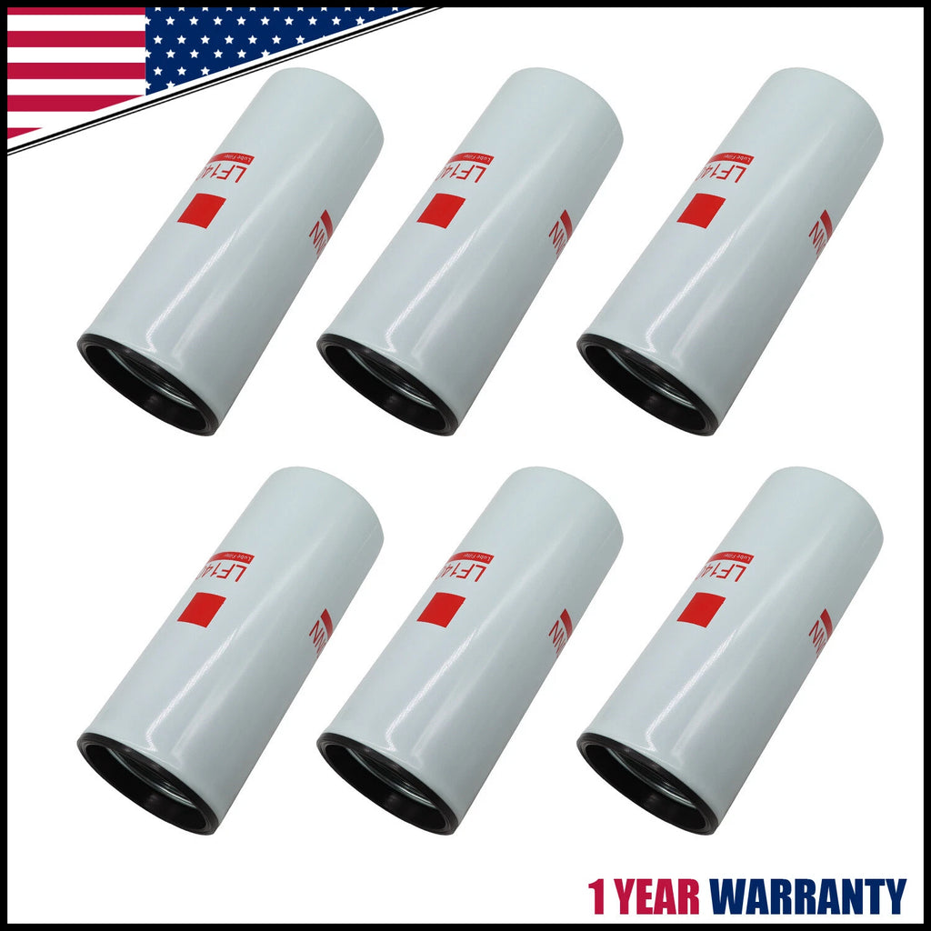 Set of 6 LF14000NN Oil Filters for Cummins ISX 4367100