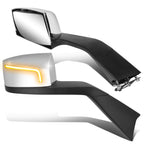L-Shape Sequential LED Hood Mirrors for Volvo VNL 300 400 760 860 (2018–2021)