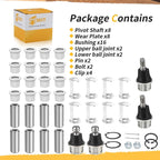 Front A Arm Bushing Ball Joint Kit for Can-Am Maverick 1000R/1000R Max (2013–2018)