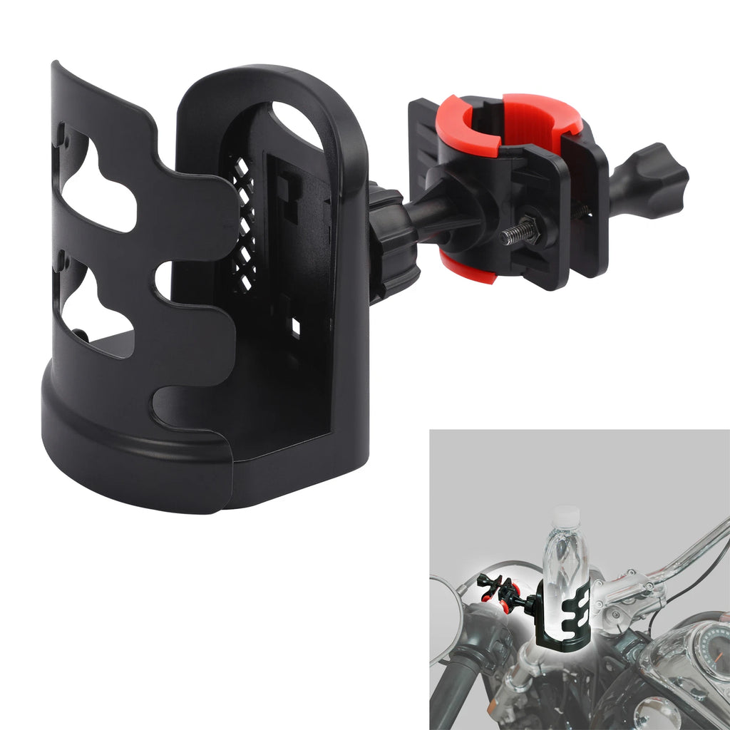 Adjustable Handlebar Drink Cup Holder for Motorcycle Bicycle (Universal)