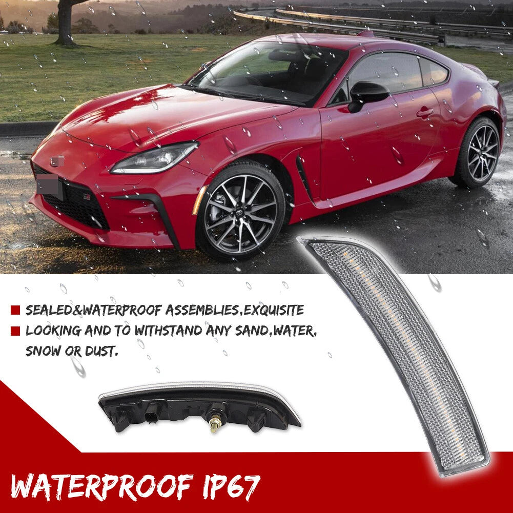 Full LED Side Marker Lights for Toyota GR86 Subaru BRZ (2022–Present)
