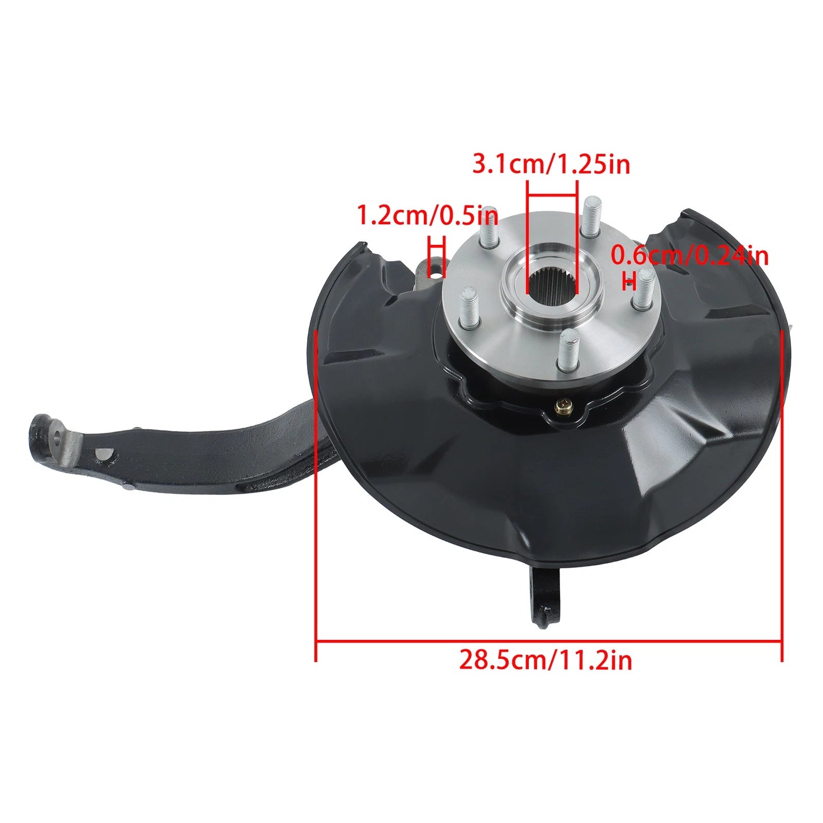 Front Right Wheel Bearing and Hub Assembly for Acura TSX (2009â2014)