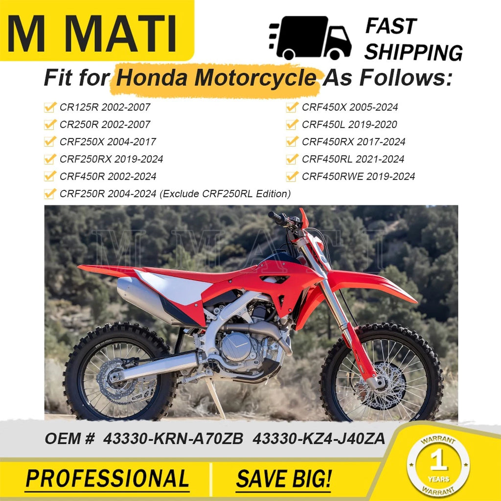 Rear Disc Cover Guard for Honda CRF450R CRF450X CRF450L CRF450RX CRF450RL (2002–2023)