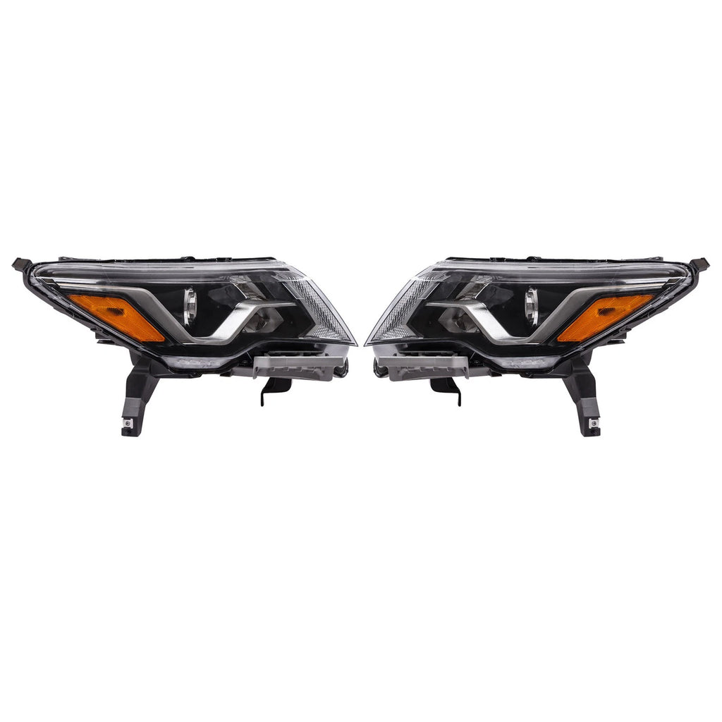 Headlight Assembly Set of 2 for Nissan Pathfinder (2017–2020) Halogen