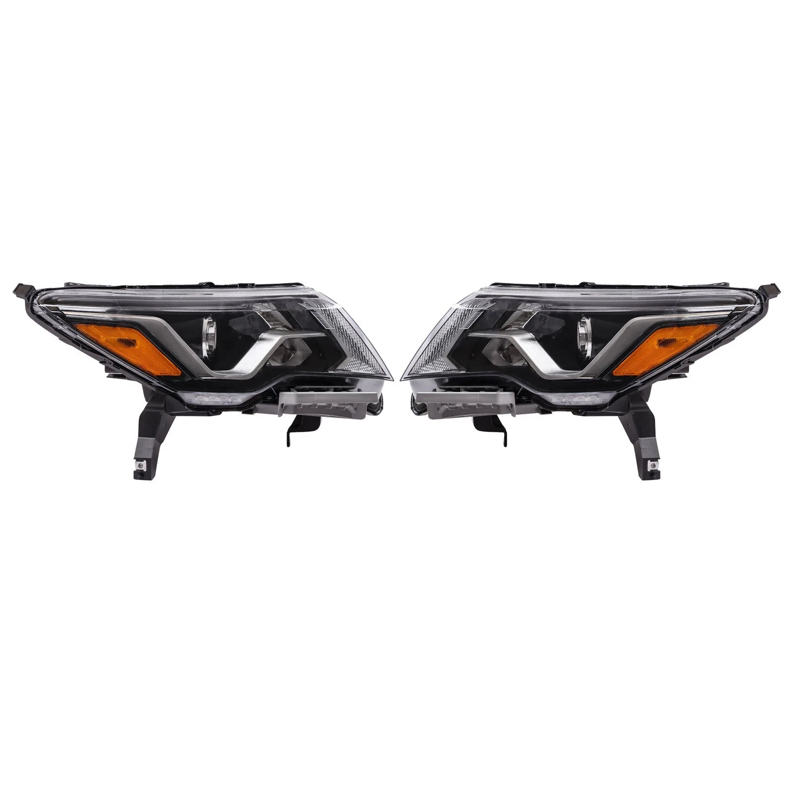 Headlight Assembly Set of 2 for Nissan Pathfinder (2017–2020) Halogen