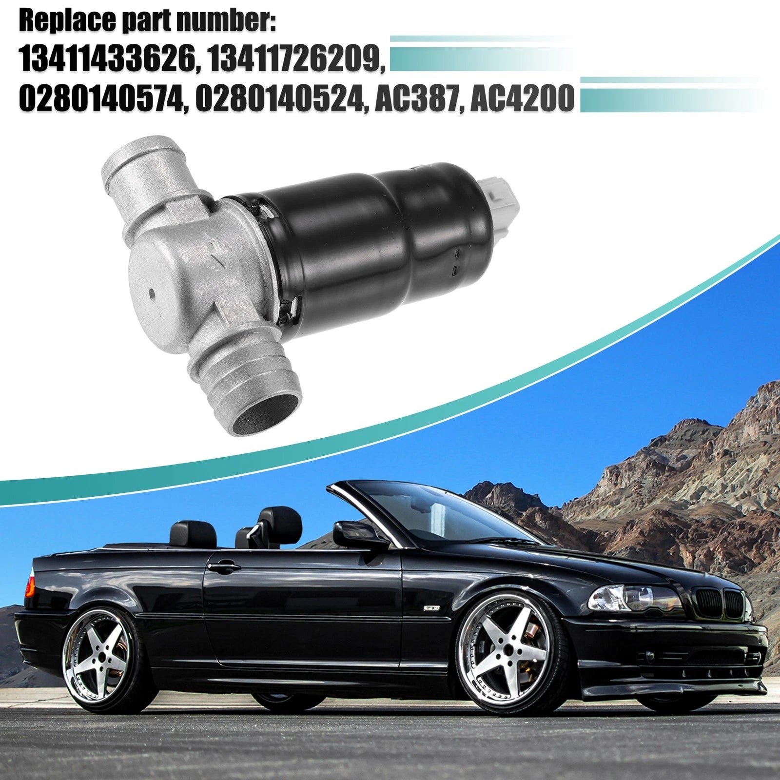 Idle Air Control Valve IAC for BMW 325i 325iX 325is 525i (1982–1995) 13411433626